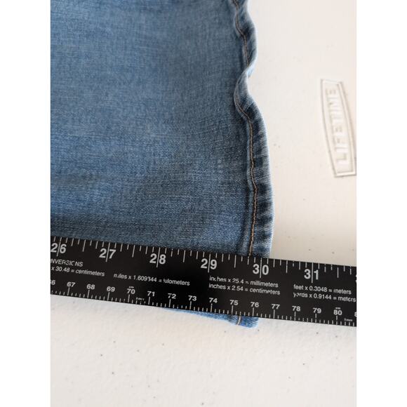 American Eagle Jeans Women Size 14* (32x30) Super Hi-Rise Flare Medium Wash - Picture 10 of 10